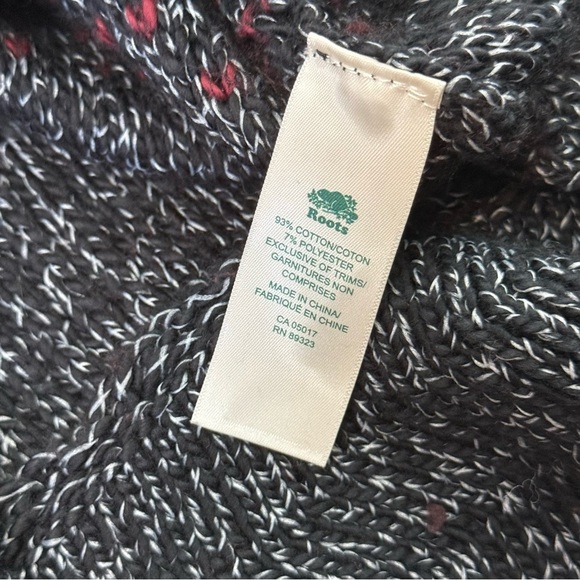 Roots Burgundy Gray Ombre Knit Sweater Dress Medium - Picture 9 of 13